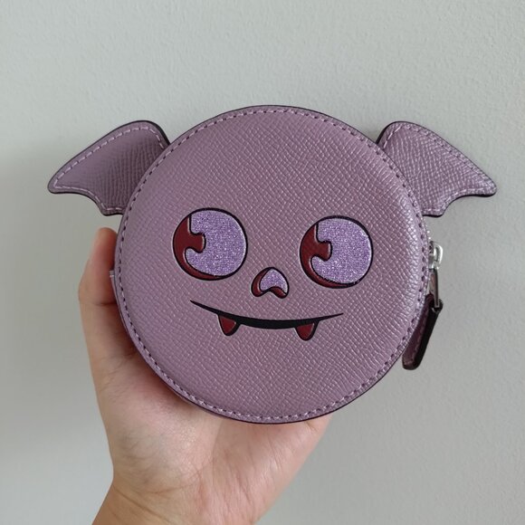 Coach Coin Case With Halloween Bat CW465 - Picture 6 of 7